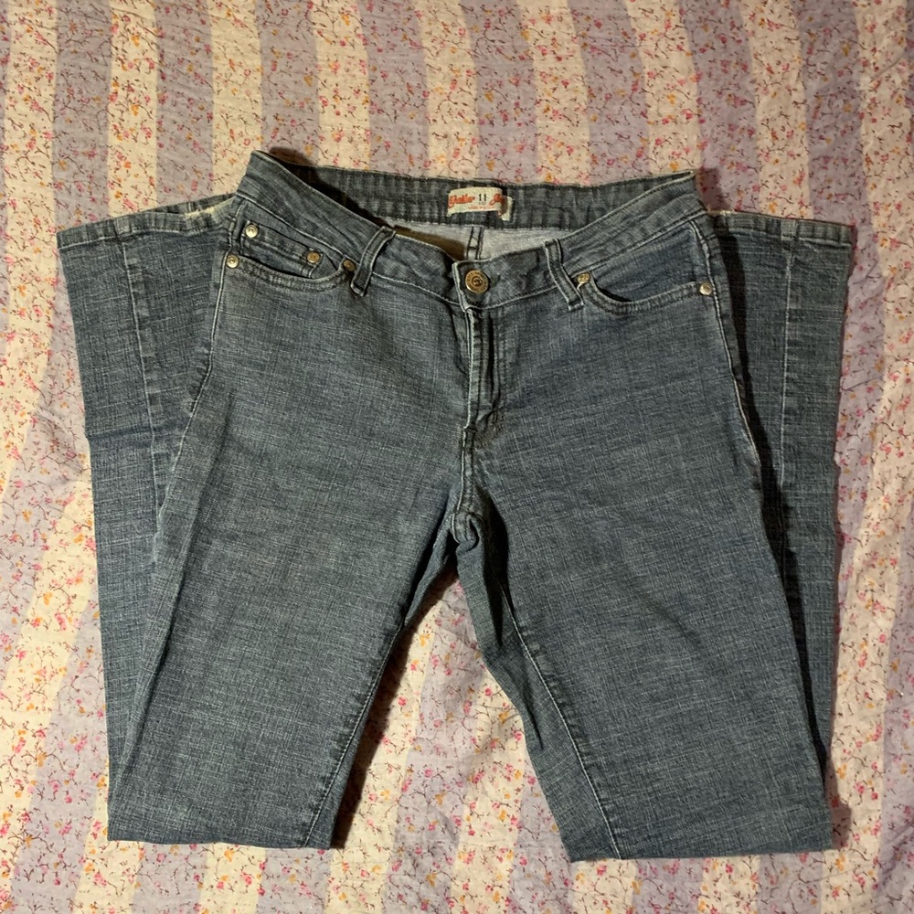 Juniors Misses Gather Jeans 11
